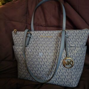 Michael Kors Sky Blue Signature Tote
